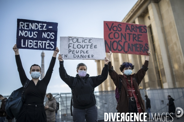 Manifestation contre la loi  sécurité globale  21112020