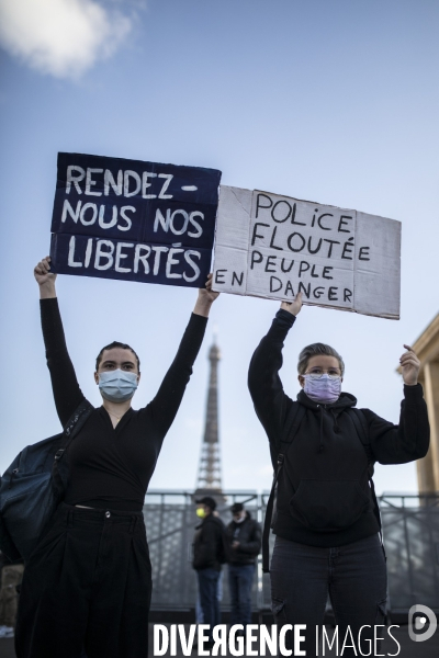 Manifestation contre la loi  sécurité globale  21112020