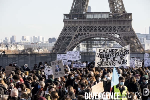 Manifestation contre la loi  sécurité globale  21112020