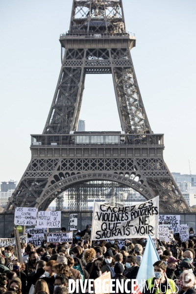 Manifestation contre la loi  sécurité globale  21112020