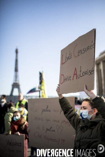 Manifestation contre la loi  sécurité globale  21112020