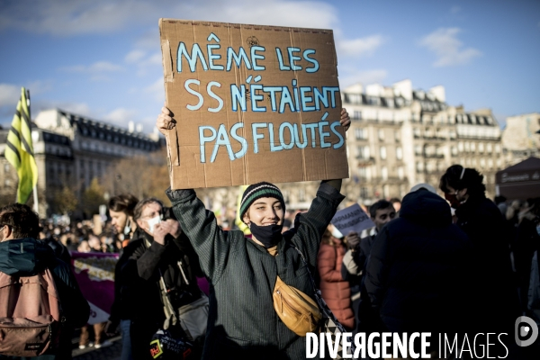 Manifestation contre la loi  sécurité globale  21112020