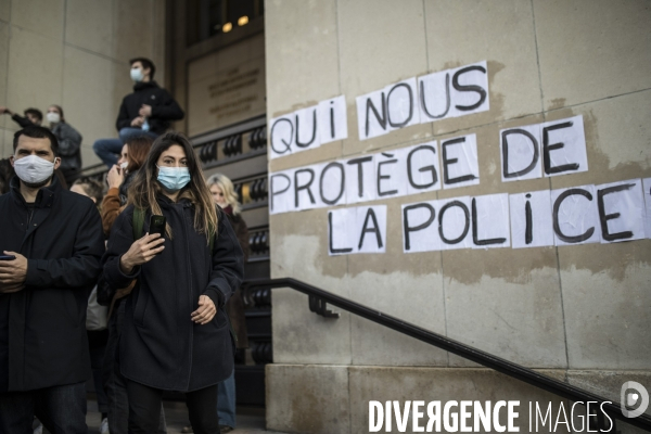 Manifestation contre la loi  sécurité globale  21112020