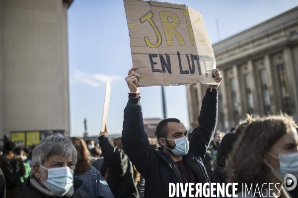 Manifestation contre la loi  sécurité globale  21112020