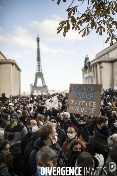 Manifestation contre la loi  sécurité globale  21112020