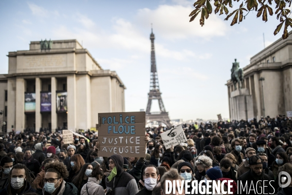 Manifestation contre la loi  sécurité globale  21112020