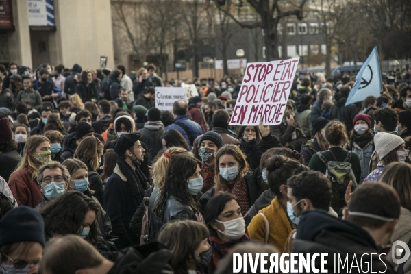 Manifestation contre la loi  sécurité globale  21112020