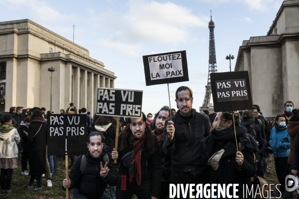 Manifestation contre la loi  sécurité globale  21112020