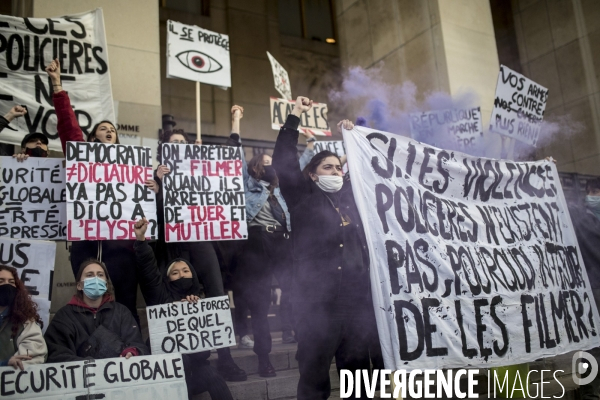 Manifestation contre la loi  sécurité globale  21112020