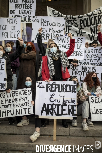 Manifestation contre la loi  sécurité globale  21112020