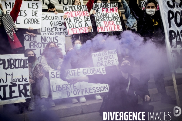 Manifestation contre la loi  sécurité globale  21112020