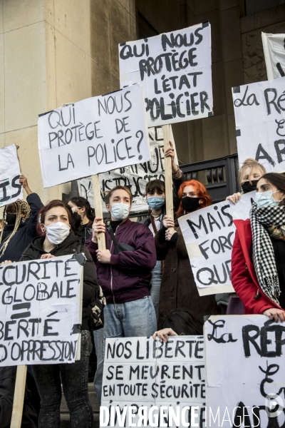 Manifestation contre la loi  sécurité globale  21112020