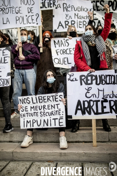 Manifestation contre la loi  sécurité globale  21112020