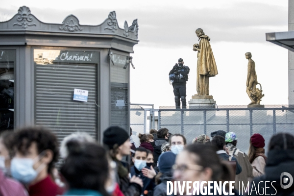 Manifestation contre la loi  sécurité globale  21112020