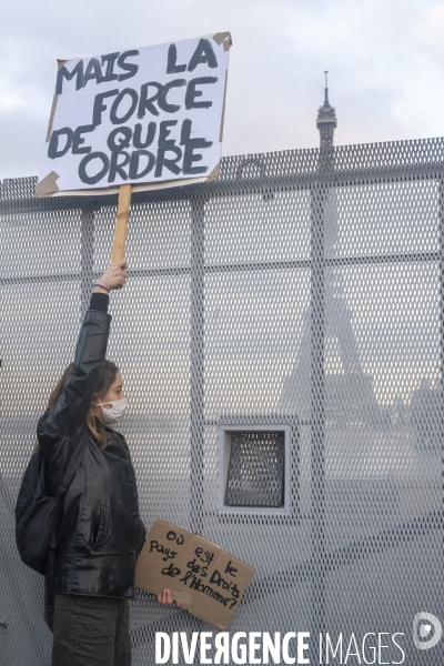 Manifestation contre la loi  sécurité globale 