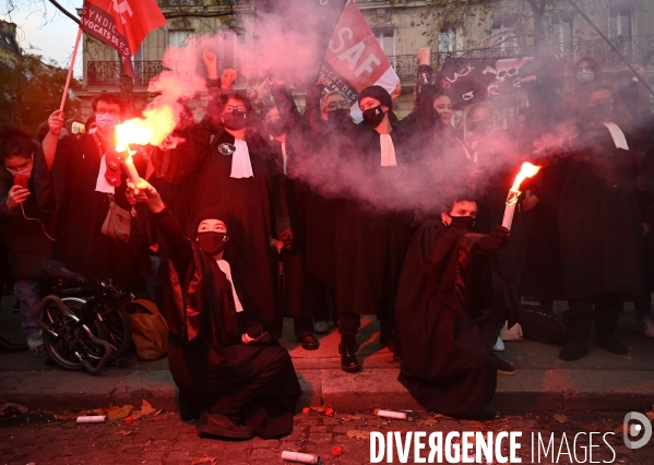 Manifestation contre le projet de loi SECURITE GLOBALE PPL, Demonstration against new security law project against freedom of information.