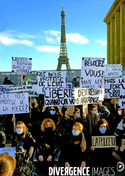 Manifestation contre le projet de loi sur la sécurité globale