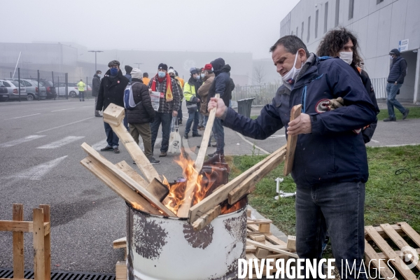 Général Electric :  les salariés en grève pour la défense de leurs emplois