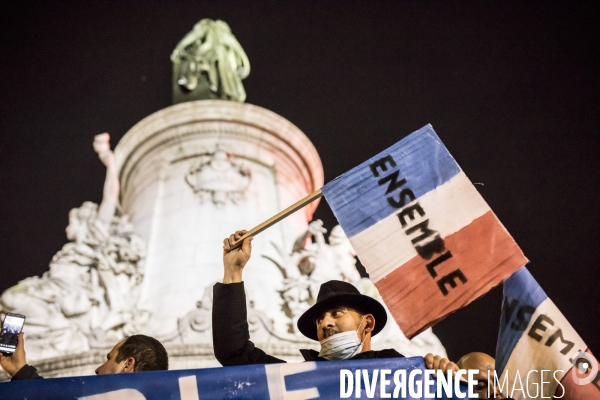 Manifestation contre les violences policières après l évacuation violente de migrants