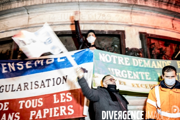 Manifestation contre les violences policières après l évacuation violente de migrants
