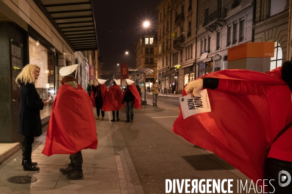 Genève - Journée Internationale pour l élimination de la violence à l égard des femmes