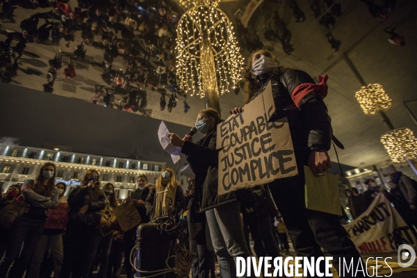 Marche de la nuit féministe à Marseille.