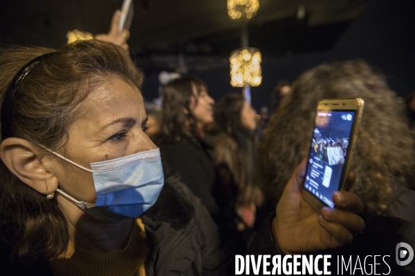 Marche de la nuit féministe à Marseille.