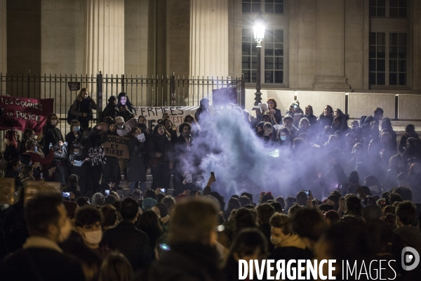 Marche de la nuit féministe à Marseille.