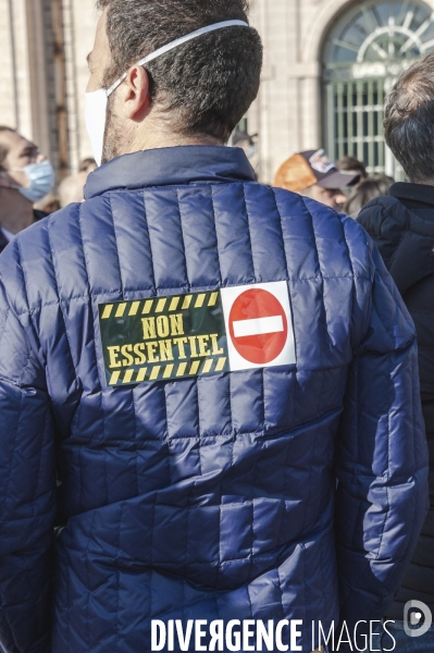 Manifestation des restaurateurs à marseille.