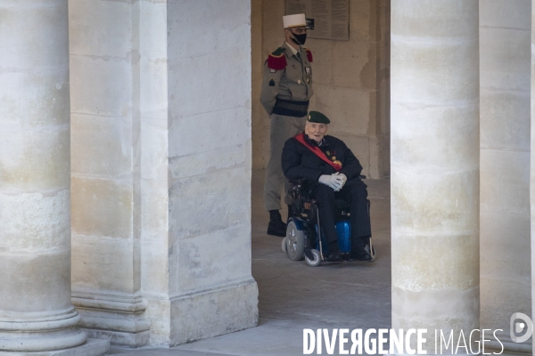 Hommage national à Daniel Cordier, compagnon de la Libération et secrétaire de Jean Moulin