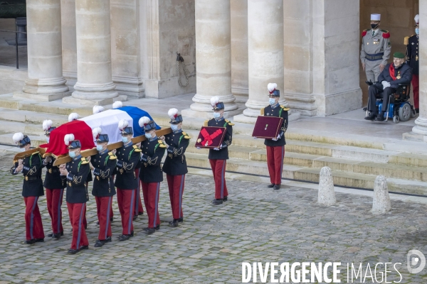 Hommage national à Daniel Cordier, compagnon de la Libération et secrétaire de Jean Moulin