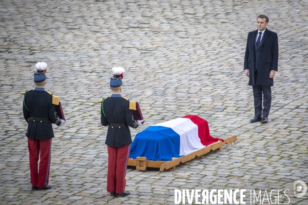 Hommage national à Daniel Cordier, compagnon de la Libération et secrétaire de Jean Moulin