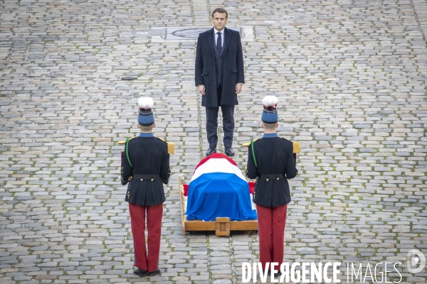 Hommage national à Daniel Cordier, compagnon de la Libération et secrétaire de Jean Moulin