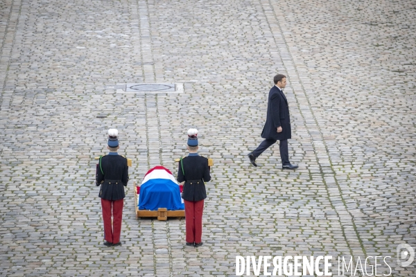 Hommage national à Daniel Cordier, compagnon de la Libération et secrétaire de Jean Moulin