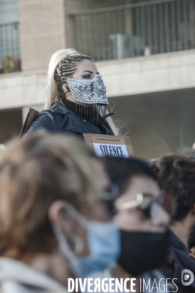 Manifestation des restaurateurs à marseille.