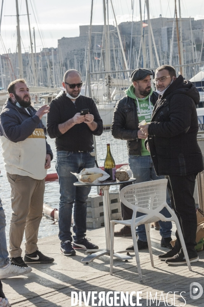 Manifestation des restaurateurs à marseille.