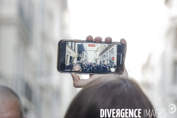 Manifestation des restaurateurs à marseille.