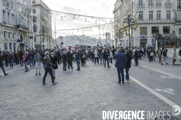 Manifestation des restaurateurs à marseille.