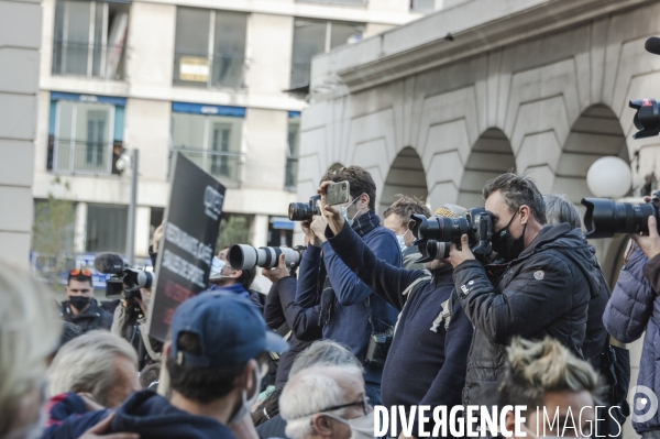 Manifestation des restaurateurs à marseille.