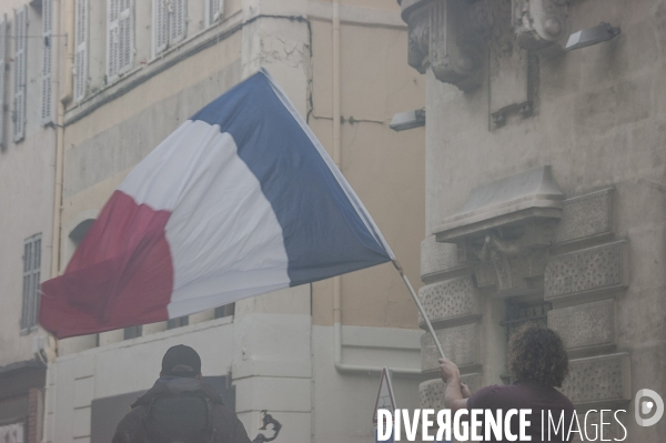 Manifestation des restaurateurs à marseille.