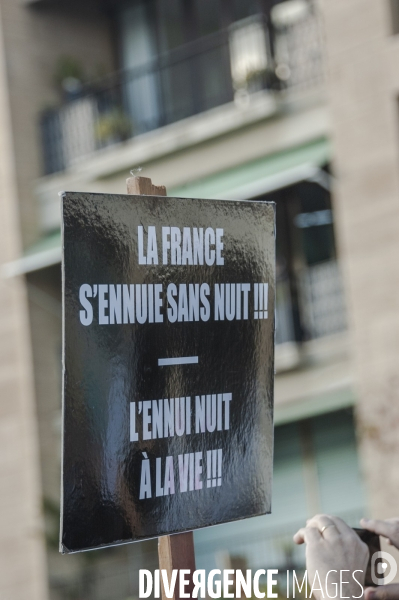 Manifestation des restaurateurs à marseille.