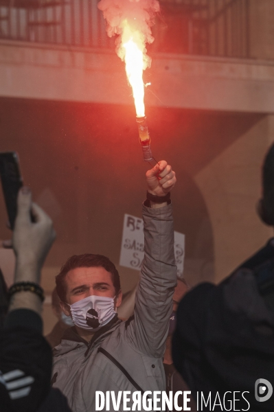 Manifestation des restaurateurs à marseille.