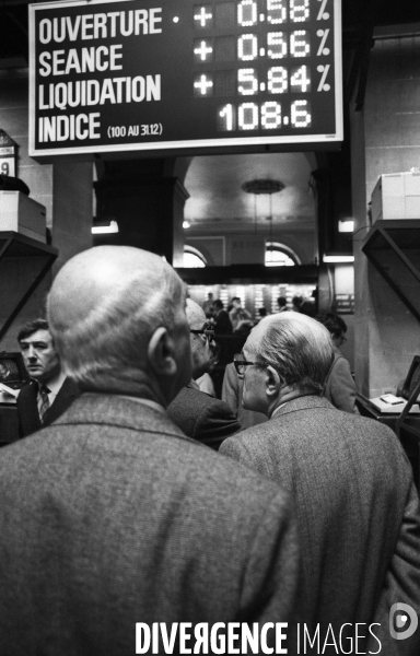 Années 80 : La bourse de Paris