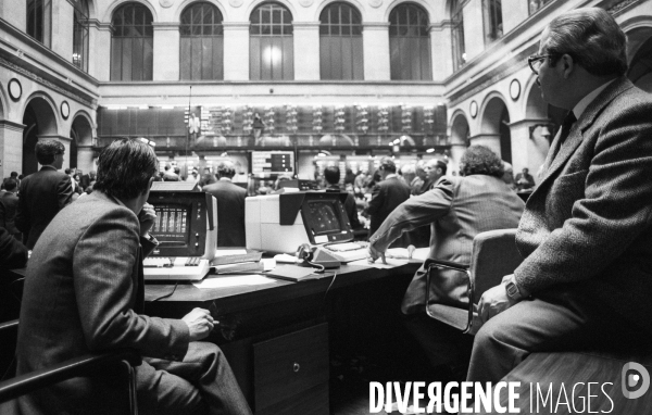 Années 80 : La bourse de Paris
