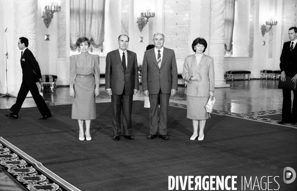 Années 80 : Rencontre Mitterrand - Gorbatchev à Moscou