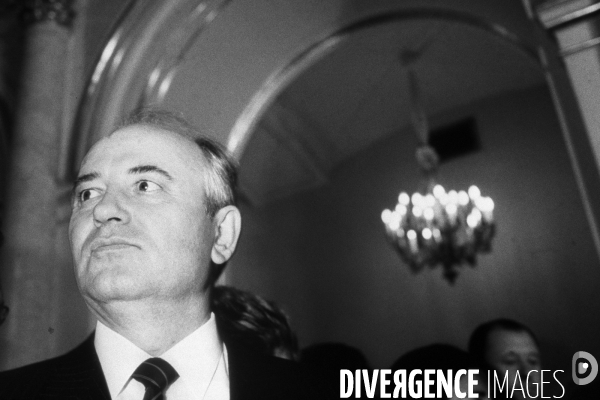Années 80 : Rencontre Mitterrand - Gorbatchev à Moscou