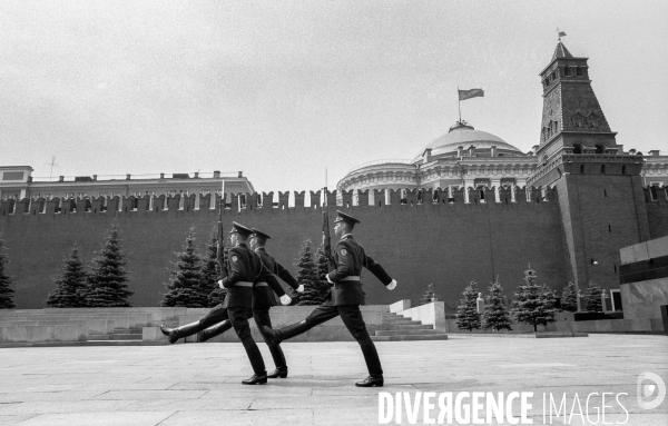 Années 80 : La place Rouge à Moscou