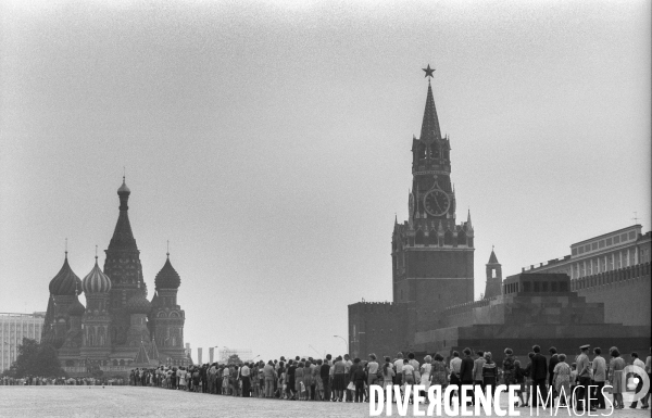 Années 80 : La place Rouge à Moscou