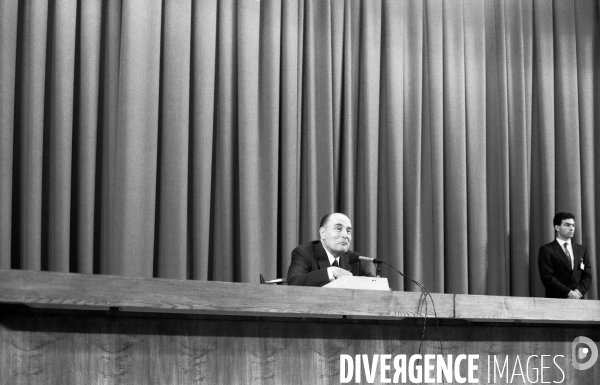 Années 80 : Rencontre Mitterrand-Gorbatchev à Moscou