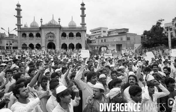 Années 80 : Manifestations à Karachi, arrestation de Benazir Bhutto